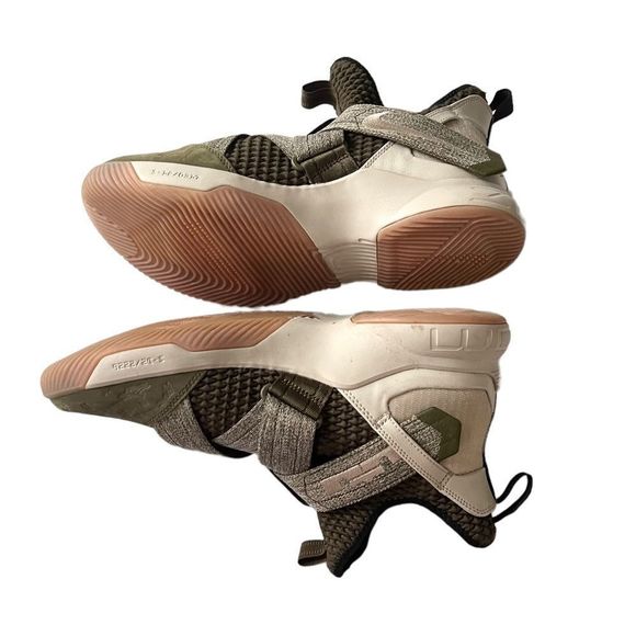 🎊HP🎉Nike Lebron James Soldier XII 12 Land and Sea Olive Green Mens 11.5 - Picture 6 of 15